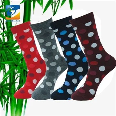 Män Bamboo Socks Crew